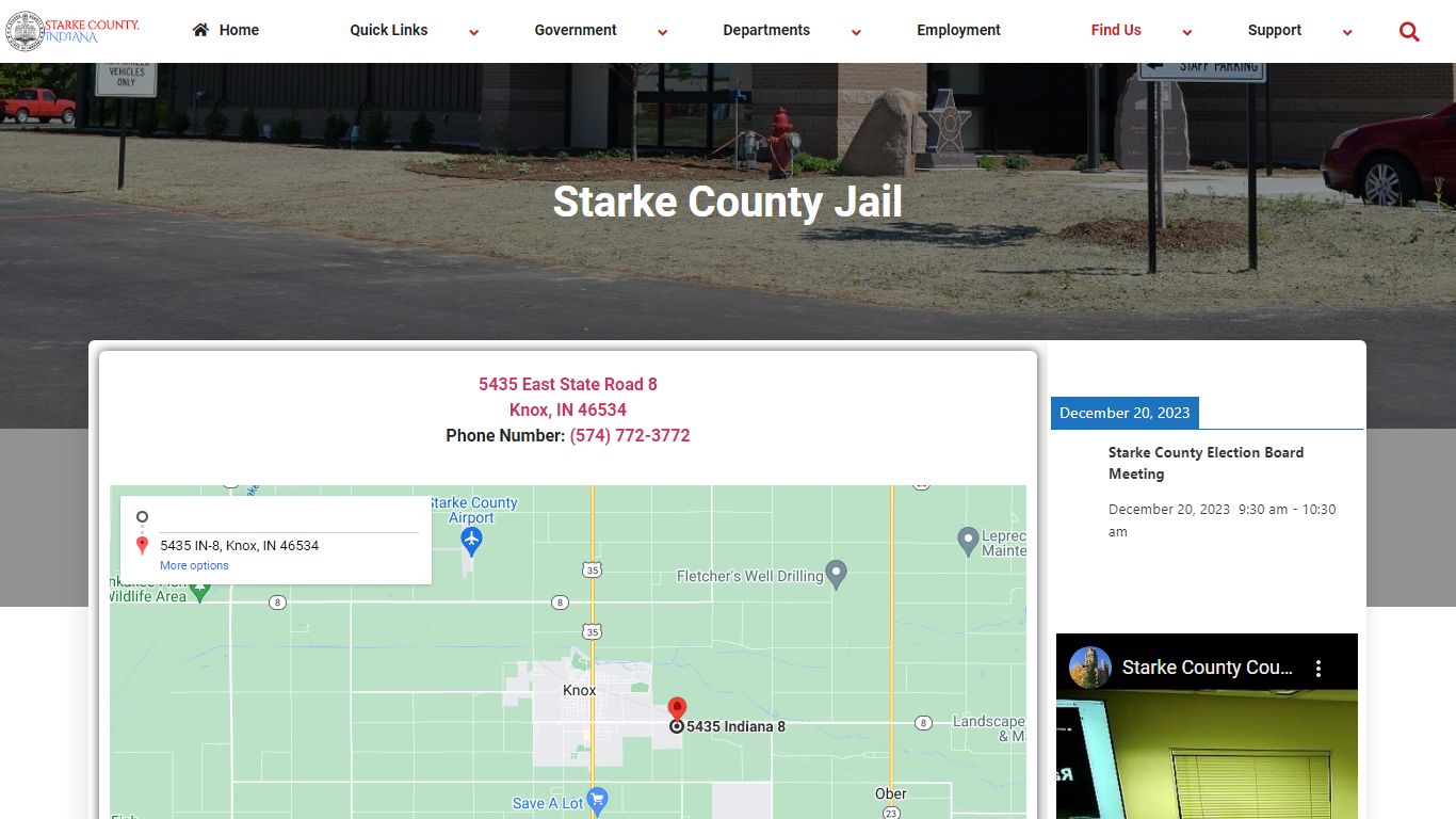 Starke County Jail – Starke County Indiana