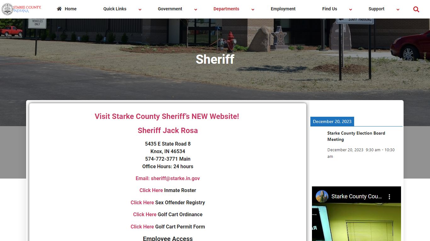 Sheriff – Starke County Indiana